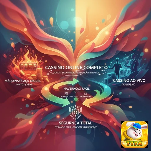 Ilustração de Experimente jogos online da 777a com segurança e diversão