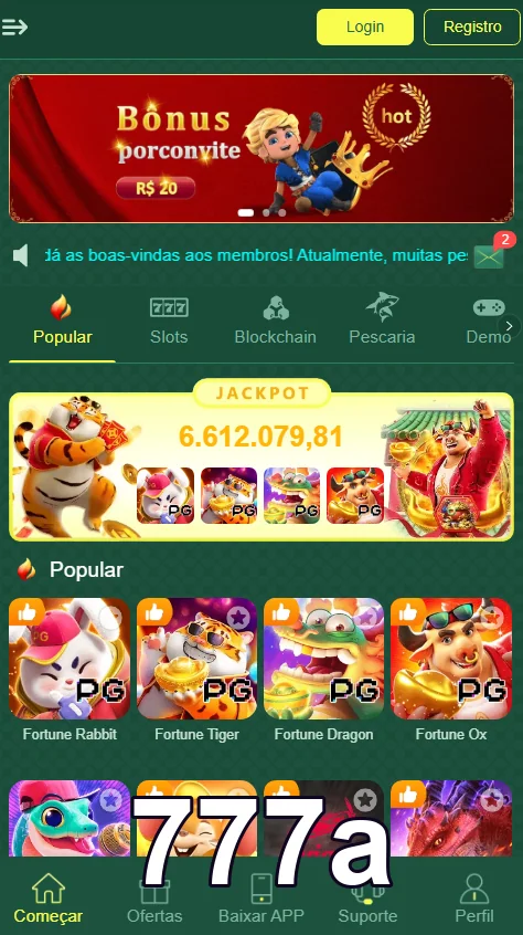 Usuário desfrutando de jogos VIP na 777a Plataforma